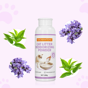 Arena para Gatos Ecológica en Polvo <span class=keywords><strong>Desodorante</strong></span> (200g) Tipo Adsorbente Especialmente Formulada para Hogares con Múltiples Gatos Elimina Olores Potentes - Product Image 5