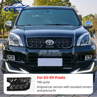Accessoires de voiture, calandre de pare-chocs avant pour Land Cruiser 120 2003-2009 PRADO FJ120 GRJ120, calandre en maille modifiée LC120 TRD