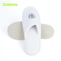 Chaussons d'hôtel jetables en EVA, effet coton, avec logo personnalisé, pour hôtels et complexes hôteliers