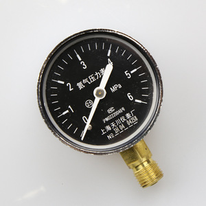 เกจวัดแรงดันไนโตรเจน Yd-60 0-25 Mpa แบบอนาล็อก ผลิตที่เซี่ยงไฮ้ แบบเกลียว - Product Image 2