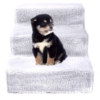Escaliers pour chiens de petite taille, solides, antidérapants, rampe pour lit ou canapé d'extérieur, amovibles et lavables