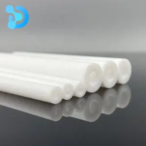 PTFE Ram Extrusion Process Technology white ptfe tube continue length ptfe pipe