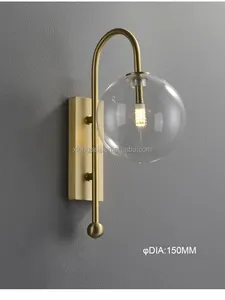 Zhongshan-Accesorios de pared de latón para interior de Hotel, candelabros personalizados de fábrica, varios, soporte de luces, iluminación