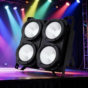 ไฟสปอร์ตไลท์ LED COB <span class=keywords><strong>4Eyes</strong></span> 400W สำหรับมืออาชีพ ให้เอฟเฟกต์แสงเวทีสำหรับผู้ชม ระบบ DMX เหมาะสำหรับงานดีเจ ดิสโก้ บาร์ คลับ ปาร์ตี้ งานแต่งงาน งานวันเกิด ค่า CRI สูง - Product Image 1