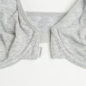 Popular en 2025 Sujetadores de algodón con cierre frontal Sujetador de talla grande Ropa interior para mujer - Product Image 4