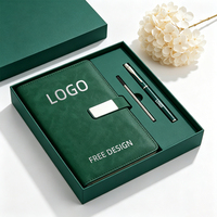 Agenda de Negocios de Cuero con Diseño Personalizado, con Bolígrafo y Logotipo Personalizable para Uso en la Oficina