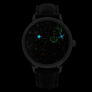 ดรอปชิปปิ้งนาฬิกาข้อมือผู้ชายแบบอัตโนมัติสแตนเลสสตีล Montre Homme Space Explore หนังแท้หรูหราแฟชั่น - Product Image 6