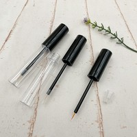 Tube vide de 10 ml pour mascara, crème, colle à cils, couleur argent, or, noir