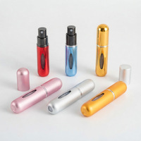Botol Parfum Isi Langsung 5ml PP dengan Jendela Kecil Transparan di Bagian Bawah dan Pompa Semprot, Dispenser Portabel