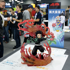 Statua in PVC di Alta Qualità di Tanjiro Kamado e Hinokami Kagura da Demon <span class=keywords><strong>Slayer</strong></span>, Giocattolo da Collezione <span class=keywords><strong>Anime</strong></span> in Scala 1/72, Marca JZYS - Product Image 4