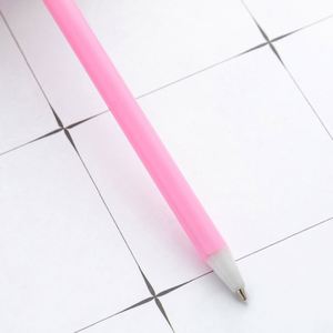 Stylo Pom-Pom en plastique personnalisé avec dessin animé mignon pour étudiants, fournitures scolaires, anti-stress, cadeau promotionnel - Product Image 3