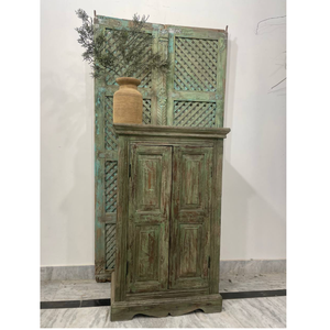 Ancienne porte en bois personnalisée Designer Cream Series Midcentury Modern Indian Style Meubles de maison en bois pour le salon - Product Image 2