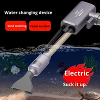 Outil de changement d'eau pour aquarium, nettoyeur d'eau électrique automatique à amorçage automatique, appareil pour nettoyer les excréments, le sable, pompe à eau