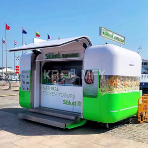 Camion mobile de remorque de chariot de nourriture de concession de remorque de nourriture de la Chine avec les remorques entièrement équipées de fibre de verre - Product Image 3