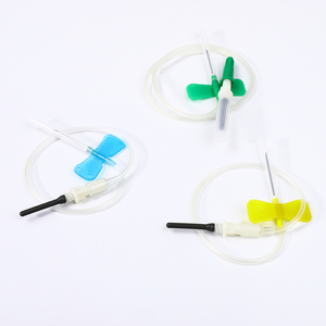 Equipo Médico Desechable para Extracción de Sangre, Aguja de Mariposa con Soporte para Extracción Segura de Sangre de la Vena del Cuero Cabelludo - Product Image 1