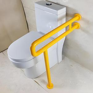 Barre d'appui de salle de bain en forme de U Ji Tu 60cm*70cm, rail de sécurité antidérapant pour personnes handicapées et personnes âgées, support pour toilettes - Product Image 1