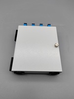 Boîtier de distribution de terminaison fibre optique mural FTTH 4 ports mini FDF SC LC FC ST, adaptateur monomode, 4 cœurs
