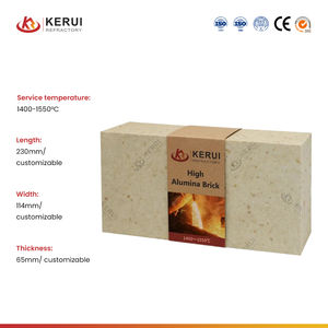 KERUI Zylinder ziegel Hoch aluminium oxid ofen Auto Feuerfeste Steine für <span class=keywords><strong>Tunnel</strong></span> ofen Stahl fässer - Product Image 6