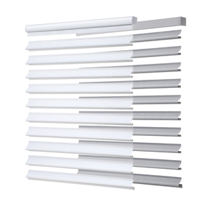 Persianas Enrollables Automáticas Eléctricas, Funcionamiento a Batería, Opacas, para Ventanas Francesas, Ignífugas, Protección UV, Tela de Poliéster Integrada - Product Image 1