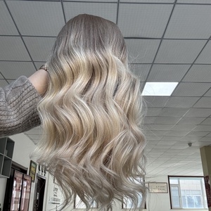 <span class=keywords><strong>Kayla</strong></span> balayage วิกผมด้านหน้ามีความหนาแน่นต่ำมีฝาปิดผ้าไหมฐานวิกผมคนยุโรปแท้หรูหราขายส่งวิกทางการแพทย์ - Product Image 1