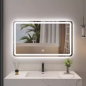 Customizable Full-Size LED <b>Smart</b> <b>Mirror</b> with Lighting Touch Screen Bathroom <b>Mirror</b> for Outdoor & Staircase for Living Room Hotel - Product Image 4