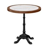 Table basse commerciale mobile de style français en bois massif de la fin du siècle, fabriquée en Chine, pour restaurants et pâtisseries