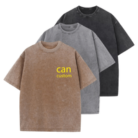 230gsm Running Fitted Private Low quantité minimale de commande Design Deux Tons Vintage T-shirt Lavé Fabricants Coton T-shirt Personnalisé pour Femmes