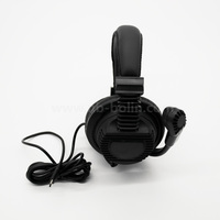 Casque de centre d'appels filaire USB Type-C avec conception supra-auriculaire et câble de 1,8 m pour téléphones USB-C