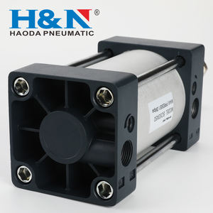 กระบอกลมนิวแมติกแรงขับ<span class=keywords><strong>ส</strong></span>ูง อลูมิเนียมอัลลอยด์ SC32/40/50-25/75/100/125 แบบสองทางมาตรฐาน พร้อมบัฟเฟอร์และลูกปืนปรับได้ - Product Image 6