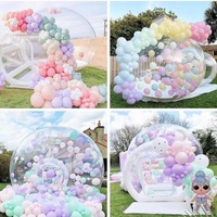 Joy2fun 10 pieds Maison de jeu gonflable transparente en PVC imperméable, ballons à bulles pour centres commerciaux publics, promotion à durée limitée