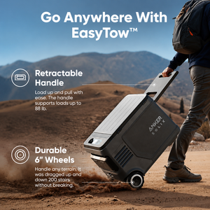 42QT Battery Powered Cooler Anker SOLIX 40L <b>Portable</b> Freezer 52H Runtime Ice-Free Electric <b>Fridge</b> for Off-Grid Overlanding - Product Image 5