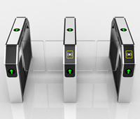 Gerbang Pengaman Ayun dengan Sensor Anti-Tailgating, Kartu IC, Kontrol Akses Turnstile, Gerbang Turnstile untuk Gym, Bahan Stainless Steel