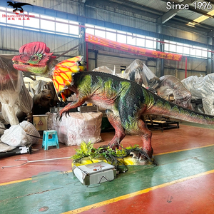 Dinosauro Animatronico Animato per <span class=keywords><strong>Parco</strong></span> <span class=keywords><strong>Divertimenti</strong></span> al Coperto per Bambini <span class=keywords><strong>con</strong></span> Costruzione in Silicone e Acciaio - Product Image 3