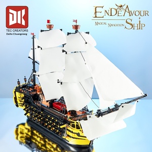 La Nave Pirata 6005: Puzzle per Bambini dei Caraibi, Blocchi da Costruzione, Giocattolo Transfrontaliero, Regalo di Compleanno - Product Image 5