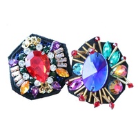 Nouveaux patchs de fleurs en feutre perlé pour chapeaux et accessoires de chaussettes, fournitures de confection de vêtements