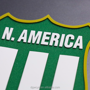 Parches de Silicona con Logotipo Personalizado, Etiquetas de Tela Tatami Termoadhesivas, Parches de Goma con Serigrafía de Alta Densidad, Parche de Fútbol para Ropa y Gorras - Product Image 2