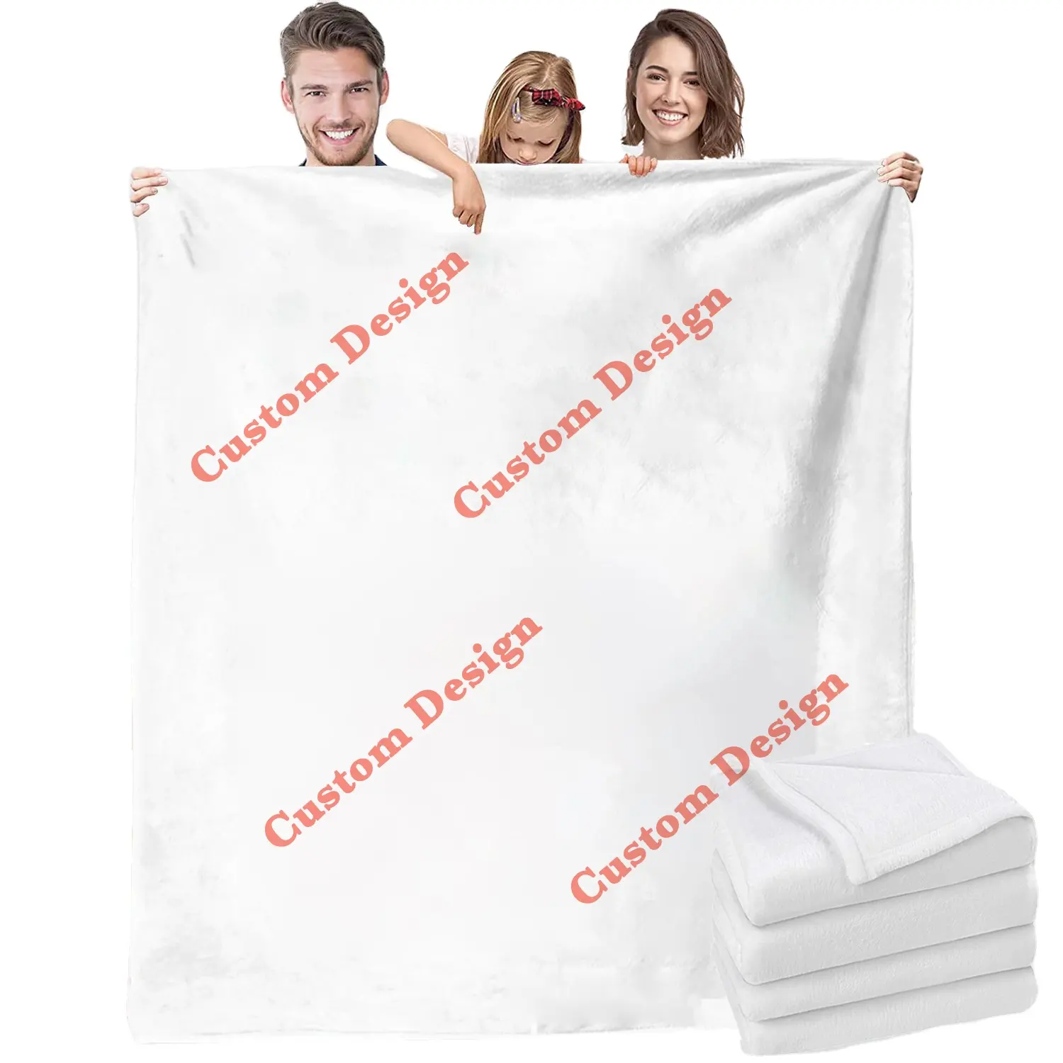 Couvertures en flanelle polaire personnalisées par sublimation impression de couverture vierge sublimation blanche sublimation minky couverture personnalisée avec logo