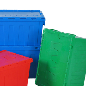Lockable Storage Totes with Lids Heavy-Duty Durable <strong>Stackable</strong> <strong>Containers</strong> Plastic Crates - Product Image 4
