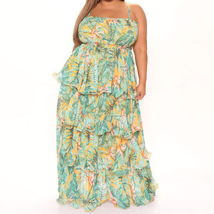 فستان ماكسي نسائي أسود ملفوف من الكتان عالي الجودة، فستان سفر طويل مثير للسيدات ذوات الوزن الزائد من المورد المباشر للمصنع - Product Image 6