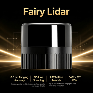 Escáner Láser Digital LiDAR 3D de Alta Precisión RoboSense Fairy con Resolución de 0.25x0.33 para Mapeo SLAM y Vehículos Autónomos - Product Image 1