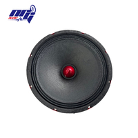 Komponen audio 10 inci speaker mobil 10 inci, tutup peluru logam campuran aluminium merah kualitas bagus