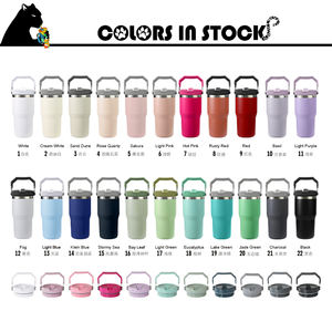 Tumbler Personalizzato con Logo 40 oz, Tazza da Viaggio in Acciaio Inox, Tumbler Isolato Sottovuoto, Tazza Rosa per Caffè 20oz 30oz 40oz con Manico - Product Image 3