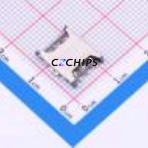 SIM-304 SIM Card Connector SMD,P=2.54mm Connector Plug-In Type Nano SIM Card Card Holder 1.35mm - Product Image 1