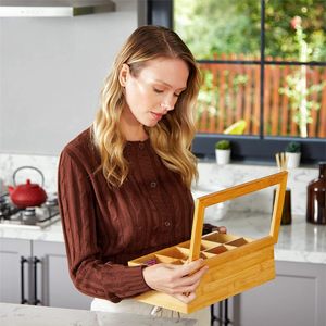 Organisateur de tiroir extensible en bambou OEM/ODM pour ustensiles, plateau à couverts réglable, séparateurs de tiroir en bois pour couverts - Product Image 4