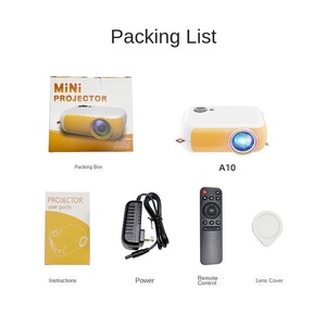 <span class=keywords><strong>Proyector</strong></span> TRANSJEE A10 Edición Internacional, Cine en Casa Portátil 480P, Pequeño, para Dormitorio de Estudiantes, SWI - Product Image 4