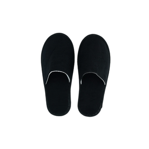 Pantuflas de Tela Negra para Viajar, Cómodas y Prácticas - Product Image 1