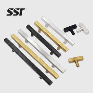 Furniture Cabinets Kitchen Drawer Pulls Stainless Steel Cupboard <b>Door</b> Handles - Product Image 1