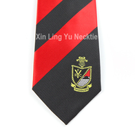 Corbata con Logotipo Personalizado OEM, Logotipo Bordado en la Punta, Corbata de Uniforme a Medida, Corbatas Personalizadas para Club, Diseño Gratuito, Corbatas Personalizadas