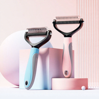Outil de toilettage pour animaux de compagnie : Brosse démêlante pour poils de chien, grattoir anti-nœuds, éliminateur de sous-étoffe lâche