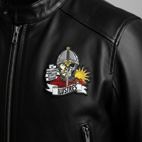 Patchs en plastique TPU 3D gaufrés en gros avec logos personnalisés, badges de club moto pour vestes et chapeaux